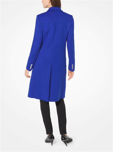 michael kors wool blend officer's coat|Michael Kors winter coats sale.